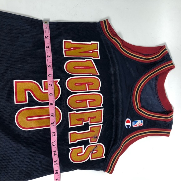Vintage 90’s NBA Nuggets Ellis Jersey basketball - Picture 4 of 8